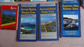 Řecko průvodce,mapy Kréta,Korfu Jonské ostrovy,Zakyntos Kefa - 3