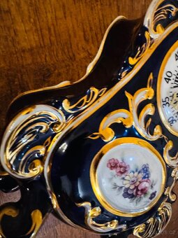 Starožitné porcelánové hodiny - 3
