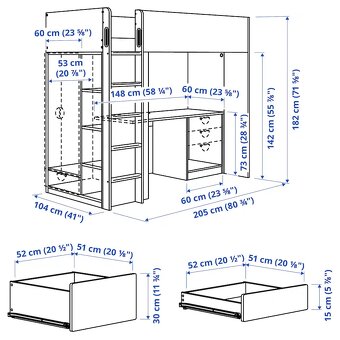 Postel IKEA SMASTAD - 3