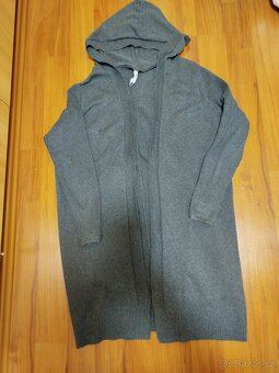 dámský maxi svetr/kardigan Takko (Maxi Blue) vel. 42/44 - 3