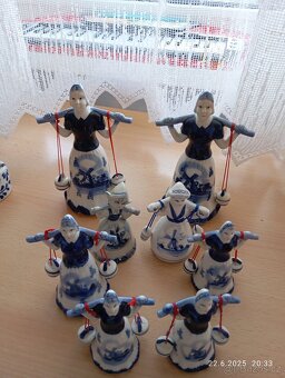 Cibulák porcelán motiv Holandsko - 3