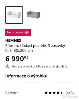 Rozkládací postel - 3