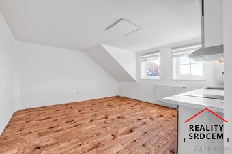 Pronájem nového bytu 1+kk, 28 m2 s parkováním a zahradou, Sk - 3