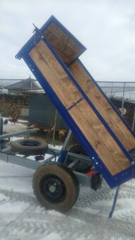 Prodám trřístranný sklápěcí vlek / káru - 3