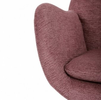 Houpací křeslo, růžová látka, AK-376 PINK2 - 3