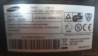 LCD MONITOR SAMSUNG MODEL SyncMaster 710T D, - 3