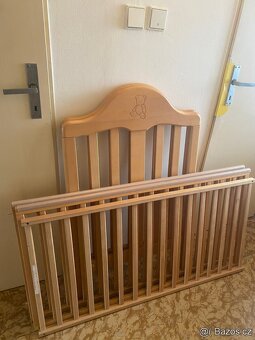Dřevěná dětská postýlka super cena - 3