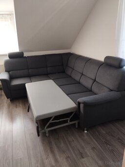 Rozkládací sedací souprava s křeslem a taburetem - 3