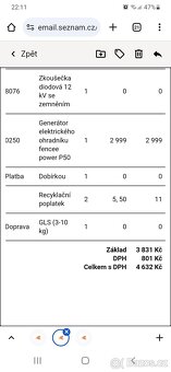 Elektrický ohradník Fencee power P50 - 3