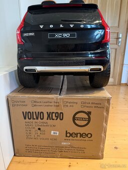 Elektrické autíčko Volvo XC90, čalouněný sedák, 2,4 GHz DO, - 3
