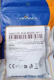 LED světlo S2/BA20D pro motocykl - 3