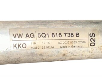 Trubka klimatizace 5Q1816738B VW Golf 7 Sportsvan r.v. 2015 - 3