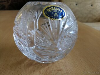 Kulatá váza Bohemia crystal - 3