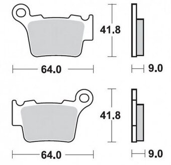Brzdové platničky zadné KTM - 3