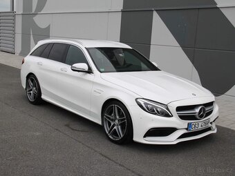 C63 AMG,W205,350kw,LED,NAPPA,ACC,HUD,360°Kamery,POLAR bílá - 3
