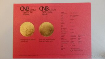 Zlatá mince ČNB 5000kč BK - 3