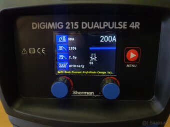 Nová multifunkční svářečka Sherman DIGIMIG 215 DUALPULSE 4R - 3