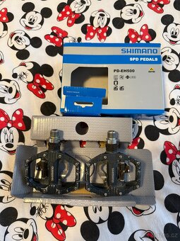 Pedály Shimano PD-EH500 + kufry - 3