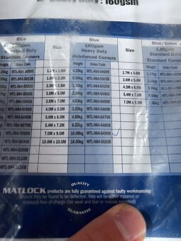 Zakrývací plachty kvalitní. - 3