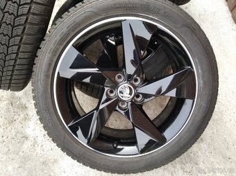 Prodám zimní sadu alu kol 17" na Škoda Scala - 3