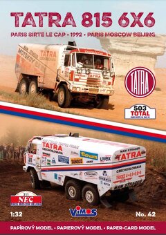 Prodám 3x papírový model Tatra (Vimos 25, 29, 42) - 3