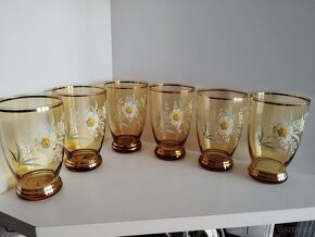 6 ks - skleníčky ,vysoký smalt. - 3