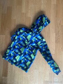 Teply softshall - bunda s reflexnimi prvky, vel. 122-128 - 3