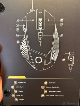 Nibio MG100 Gear RGB – herní myš - 3