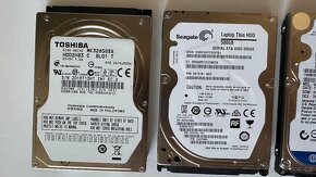 Pevné disky 320 / 500 / 750GB - 2,5" - 3