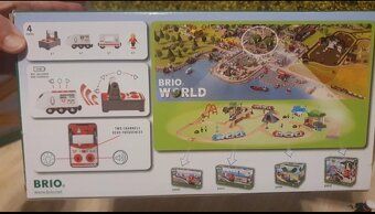 BRIO - koleje, nádraží, elektrický vlacek, od 3 let - 3