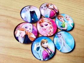Nové velké magnetky Ledové království Anna a Elsa princezny - 3