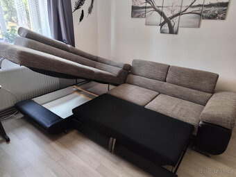 rozkládací sedací souprava 280x200cm s úložným prostorem - 3
