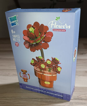 NOVÁ Stavebnice Zuanma Flowers sukulent - 3