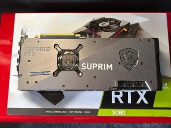 Prodám MSI GeForce RTX 3080 SUPRIM - 3