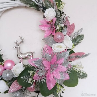 Vánoční zimní věnec - 3