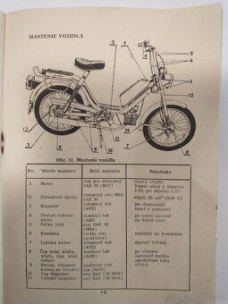 ORIGINÁL PŘÍRUČKA Babetta TYP 210 - 3