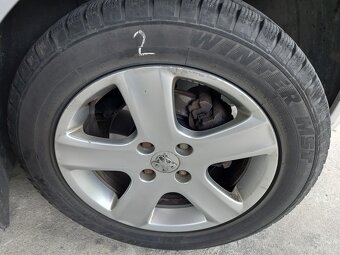 PEUGEOT 307KOVÉ DISKY 4KS S PNEU 205/55R16 91H ZIMNÍ VRANÍK - 3