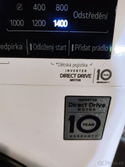 parní pračka Lg direct drive /10,5kg,0-1400 ot.A+++ - 3