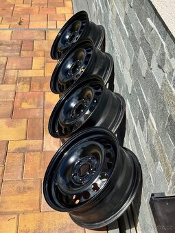 Plechové disky 15", 5x112 , 6Jx15 , Octavia , Seat , VW - 3