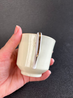 Starožitný ručně malovaný kávový šálek 150ml - 3