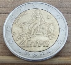 2 Euro 2002 Grecko pšeničnoražba, nabídněte sumu. - 3