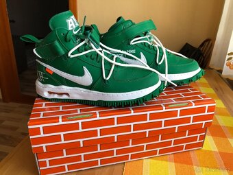 Nike Air Force 1 Mid Off-White Pine Green 42,5 nove - 3