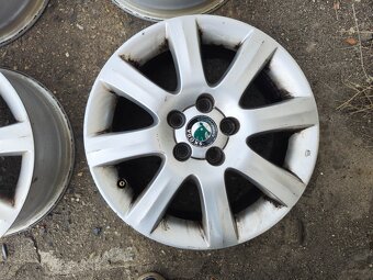 15"alu sada 5x100 origo Škoda Fabia 2 Roomster Polo Ibiza - 3