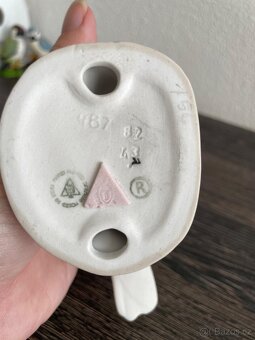 Porcelánová soška Ptáček Royal Dux Czechoslovakia - 3