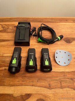 Festool aku excentrická bruska ETSC 125 set - 3