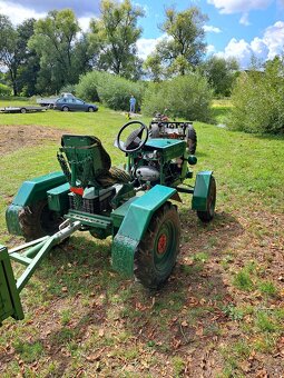 Domácí traktůrek s motorem z Jawy 350 s valníkem - 3