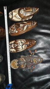 Etno masky - dekorace viz foto - 3