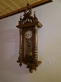 Starožitné nástěnné hodiny Kienzle rok 1895 - 3