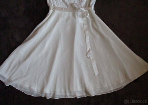 Slavnostní společenské šaty bílé Swing L 40 - 3