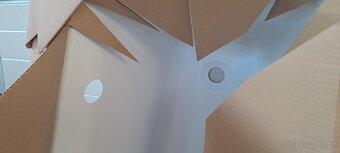 Asymetrická vana Roth 160x70 cm akrylát pravá - 3